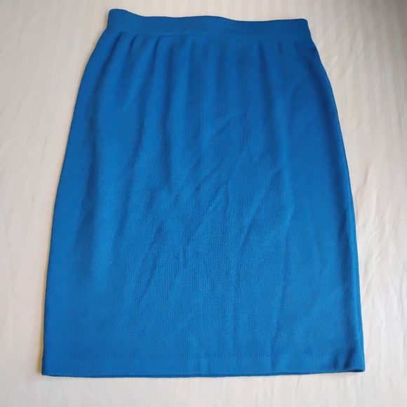 St John Suit‎ 10 Skirt Sweater Set Santana Knit Nautical Vintage Old Money - Picture 7 of 16
